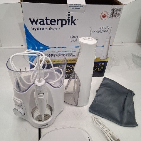 WATERPIK ULTRA PLUS & CORDLESS ENHANCE WATER FLOSSER COMBO PACK - WHITE (MODEL: 2702338) image 5