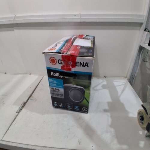 GARDENA ROLL-UP WALL MOUNTED RETRACTABLE HOSE REEL WITH AUTO SPRING - 50FT - GREY image 7