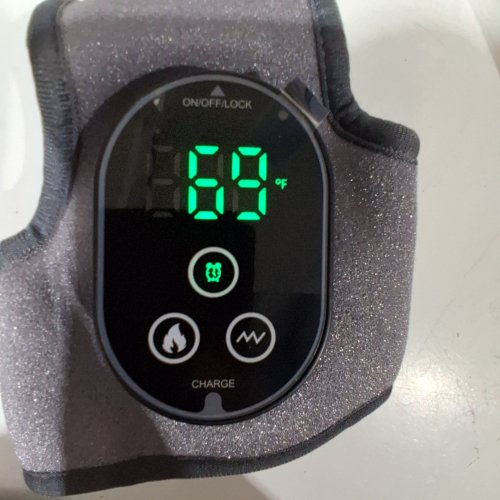 BAISEMAIN HEATED VIBRATING FOOT MASSAGER BRACE - GREY - (MODEL: 102401) image 2