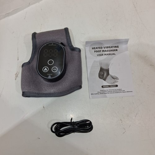 BAISEMAIN HEATED VIBRATING FOOT MASSAGER BRACE - GREY - (MODEL: 102401) image 3