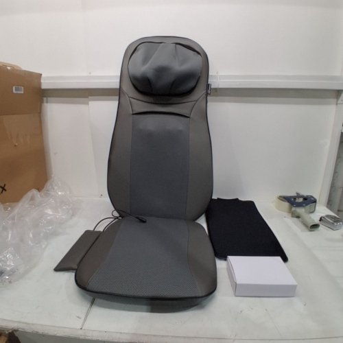 SNAILAX SHIATSU HEATED COMPRESSION MASSAGE CHAIR SEAT CUSHION WITH REMOTE CONTROL- BLACK (MODEL: SL233) image 3