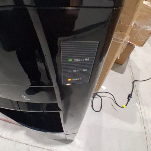 FRIGIDAIRE 5 GALLON TOP LOAD WATER DISPENSER BUILT-IN MINI FRIDGE COMPARTMENT - BLACK (MODEL: FGWC413-BLACK) image 2