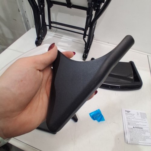 COSCO SIMPLE FOLD HIGH CHAIR - 50LB CAPACITY - NOIR DOT (MODEL: 03007CHGC) image 3