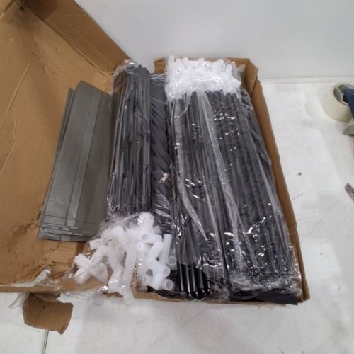 ACCSTORE CANVAS PORTABLE NON-WOVEN FABRIC WARDROBE - 6 SHELVES - BLACK image 2