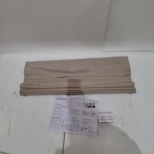 CHICOLOGY CORDLESS ROMAN WINDOW SHADE - 30" X 64" - BELGIAN FLAX image 2