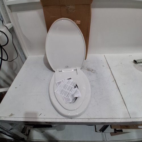 BEMIS LITTLE 2 BIG TOILET SEAT - ELONGATED - 17" - WHITE (MODEL : 881SLOW 000) image 3