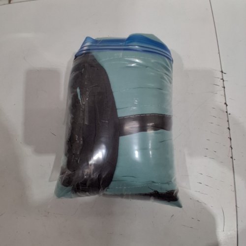 QUILTED MOVING BLANKET FURNITURE PADDING PROTECTOR - 78" X 68" - TEAL/BLACK image 3