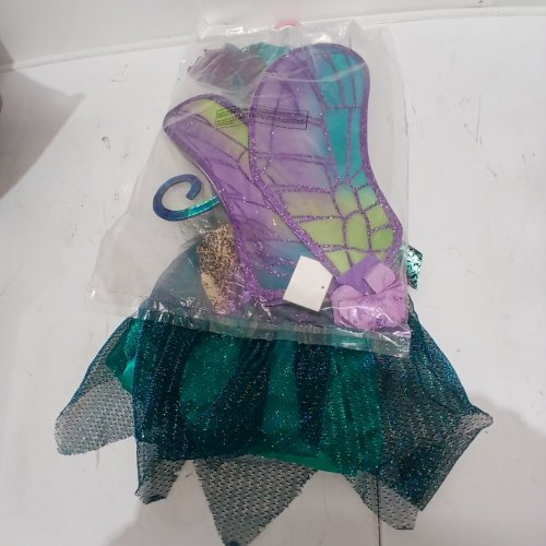4PC GIRLS PALAMON TWILIGHT DRAGONFLY COSTUME - MEDIUM (8-10) - BLUE/PURPLE image 4