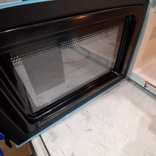 GALANZ RETRO STYLE MICROWAVE WITH LOCKING DOOR - 900W 0.9CU.FT - BLUE (MODEL: GLCMKZ09BER09) image 5