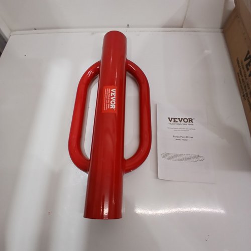 VEVOR FENCE T-POST DRIVER - 2.7" INNER DIAMETER - 14LB -RED (MODEL: HXDZ-2.7) image 3