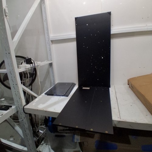 SEDETA REVERSIBLE L-SHAPED CORNER COMPUTER DESK WITH LED AND HEMP FABRIC DRAWERS - 47.2" X 17.7" X 29.5" - BLACK - (MODEL: AJ-DJ504085_2) image 5