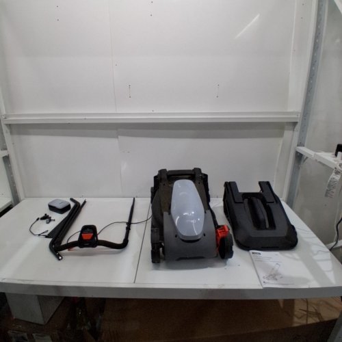 LITHELI CORDLESS LAWN MOWER - 20V BRUSHLESS PUSH MOWER WITH 5-POSITION HEIGHT ADJUSTMENT & 5.0AH BATTERY - 14" (MODEL:U20LM00-4A120 / U20LM00-0A220) image 3