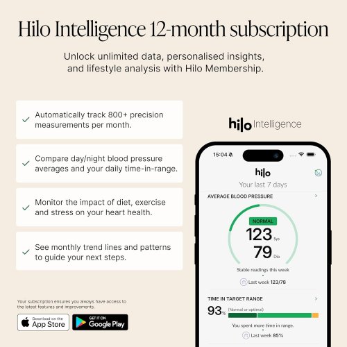 HILO WEARABLE WATERPROOF SLEEP & ACTIVITY BLOOD PRESSURE TRACKING MONITOR - BLACK (MODEL: HILO BPM-004-U(S)-G1) image 3