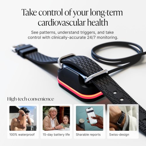 HILO WEARABLE WATERPROOF SLEEP & ACTIVITY BLOOD PRESSURE TRACKING MONITOR - BLACK (MODEL: HILO BPM-004-U(S)-G1) image 4