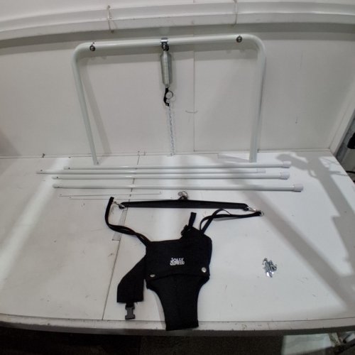 JOLLY JUMPER CLASSIC THE ORIGINAL JOLLY JUMPER WITH STAND - 28LB MAX LOAD - BLACK image 2