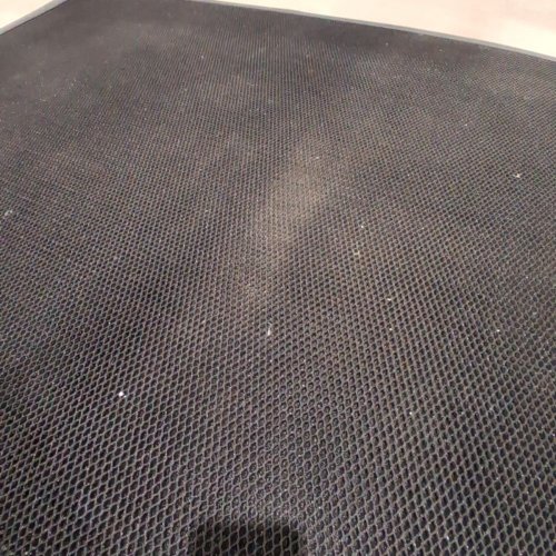DURABLE HEAVY DUTY RUBBER FINGERTIP OUTDOOR ENTRANCE MAT - 72" X 47" - BLACK image 3