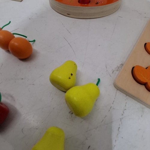 INIFEIDALA MONTESSORI TOYS WOODEN APPLE SORTING TOY SET - MULTICOLORED image 4