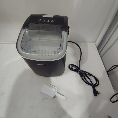 EUHOMY COUNTERTOP ICE MAKER MACHINE - MAKES 26LB/DAY - BLACK (MODEL: IM-06D / IM001-BBL-CAEH) image 3