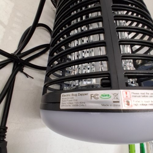 ELECTRIC BUG ZAPPER - 15W - BLACK (MODEL: SU-026) image 4