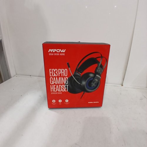 MPOW EG3 PRO GAMING HEADSET 3.5 MM WITH NOISE CANCELLING MIC, OVER EAR GAMING HEADPHONES, VOLUME CONTROL - BLACK (BH357A) image 5