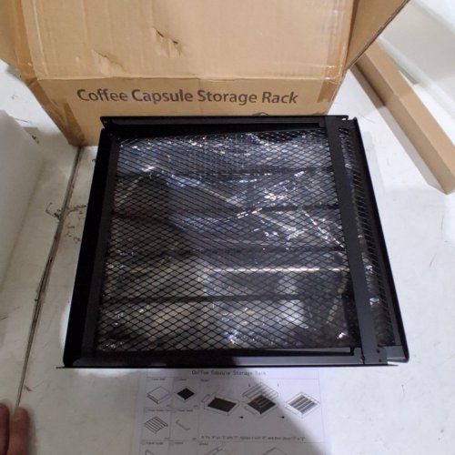 COFFEE CAPSULE STORAGE RACK - BLACK image 3