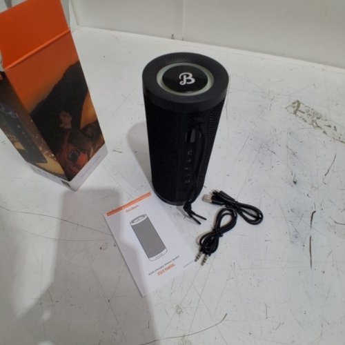 BASSBLOOM PORTABLE WATERPROOF WIRELESS SPEAKER - 20W - BLACK (MODEL: ROAR 3) image 3