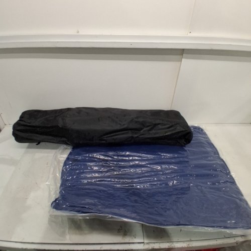 ATORPOK FOLDING PORTABLE CAMPING COT WITH CARRY BAG - 75" X 26" X 13.8" - 450 LBS CAPACITY - NAVY BLUE image 2