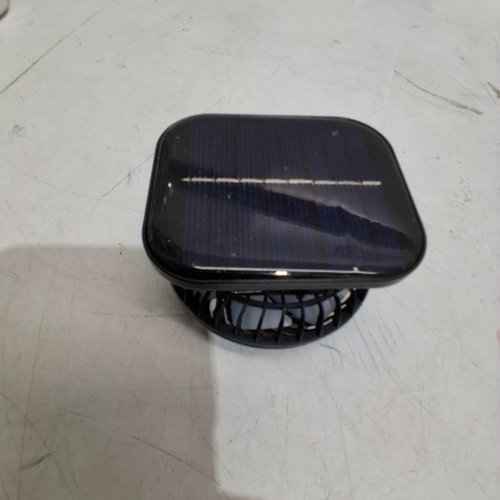 RECHARGEABLE SOLAR POWERED CLIP FAN - BLACK image 4