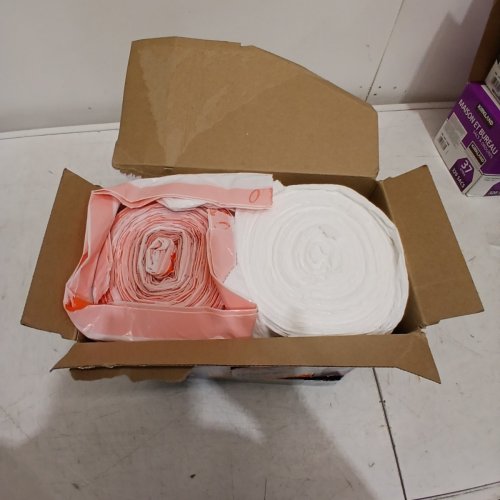 200PK~ KIRKLAND SIGNATURE KITCHEN GARBAGE BAGS WITH DRAWSTRINGS - 13GAL - WHITE (MODEL: 1089787) image 2