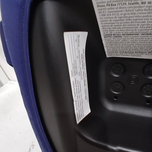 DIONO SOLANA NO LATCH BACKLESS BOOSTER SEAT WITH CUP HOLDERS - BLUE - (MODEL: 32062-NA-01) image 2