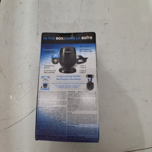 THERMACELL RECHARGEABLE MOSQUITO REPELLER - COVERS 20FT ZONE - BLACK (MODEL: E65XA) image 3