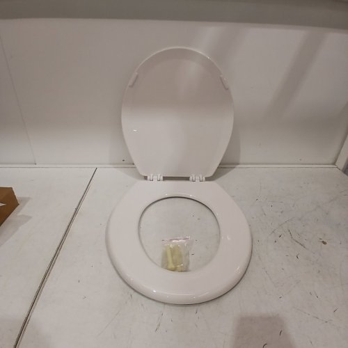 CENTOCO ROUND CENTOCORE MOLDED HEAVY DUTY TOILET SEAT - 17" - WHITE (MODEL: DS700-001) image 2