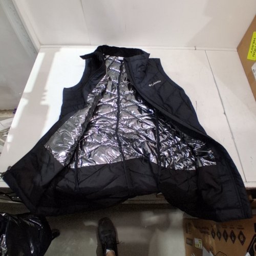 WOMEN'S COLUMBIA HEAVENLY LONG VEST -LARGE - BLACK image 3