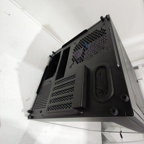 THERMALTAKE CORE V21 SPCC MICRO ATX CUBE COMPUTER CASE, BLACK (MODEL: CA-1D5-00S1WN-00) image 4