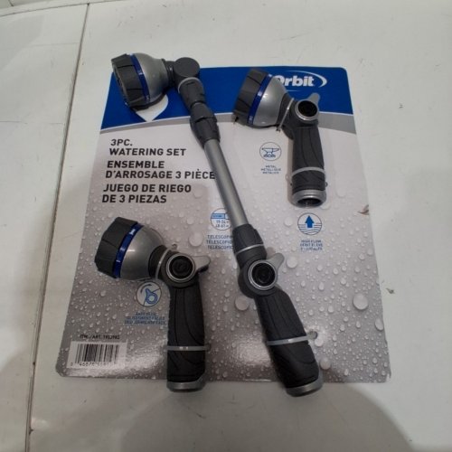 ORBIT MULTI-PATTERN WATERING NOZZLE WITH TELESCOPIC WAND - 19"-24" - BLUE/GREY (MODEL: 1933983) image 2