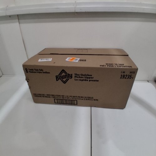 8PK BOUNTY PAPER TOWEL TRIPLE ROLLS - 123 SHEETS PER ROLL - WHITE image 2