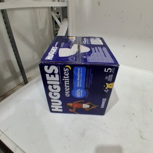 50PK HUGGIES OVERNIGHTS ALL-NIGHT PROTECTION AND COMFORT - SIZE 5 (27LB+) - DISNEY WINNIE THE POOH (MODEL: 5359902) image 3