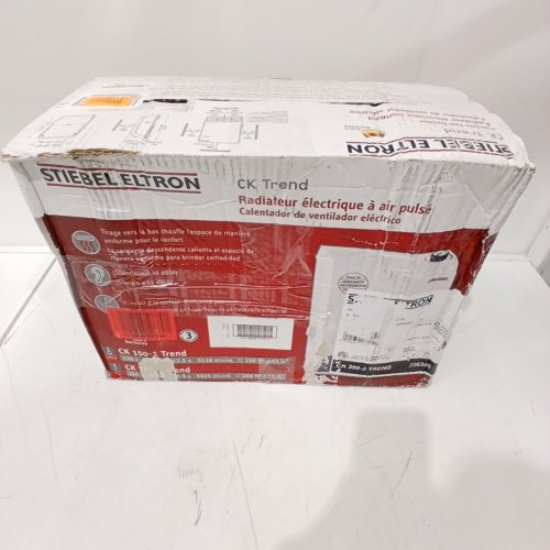 STIEBEL ELTRON WALL-MOUNT ELECTRIC FAN HEATER - 240 V / 2000W - WHITE (MODEL: CK 200-2TREND) image 6