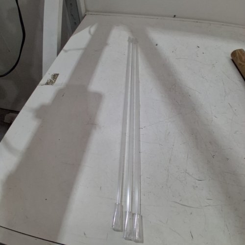 3PK UXCELL BLIND WAND/STICK REPLACEMENT WITH HOOK - 21" - CLEAR image 2