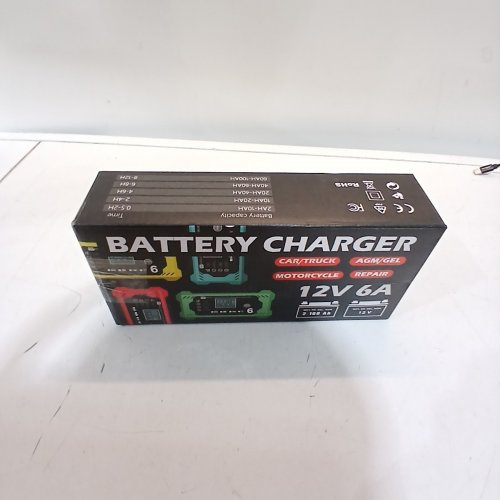 COREBOX 12V CAR BATTERY CHARGER & MAINTAINER - RED/BLACK (MODEL: H-6CS) image 4
