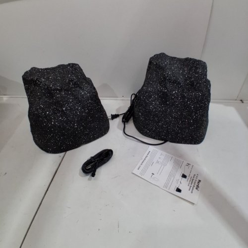 2PC HERDIO ROCK SPEAKERS IPX7 WATERPROOF BLUETOOTH WIRED SPEAKERS MAX 120 WATT - BLACK (HE-RS8G) image 4