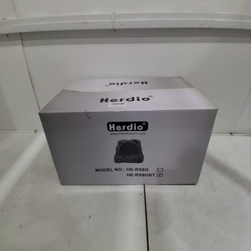2PC HERDIO ROCK SPEAKERS IPX7 WATERPROOF BLUETOOTH WIRED SPEAKERS MAX 120 WATT - BLACK (HE-RS8G) image 5
