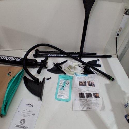 FUNWATER INFLATABLE STAND UP PADDLE BOARD WITH ACCESSORIES - TURQUOISE BLUE (MODEL: SUPFW40C) image 3