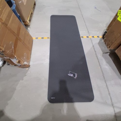 AMAZON BASICS EXTRA THICK EXERCISE/YOGA MAT - 74" X 24" X 1/2" - BLACK image 3