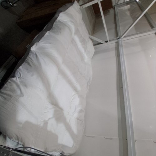 BETENWEL TWIN SIZE MATTRESS PAD PILLOW TOP MATTRESS COVER WITH DOWN ALTERNATIVE FILL- BREATHABLE MATTRESS TOPPER - 39" X 75", TWIN - WHITE image 2