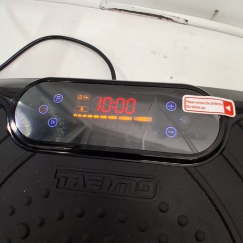 TAEVNO BLUETOOTH VIBRATION PLATE EXERCISE MACHINE - 450LB CAPACITY - BLACK image 2