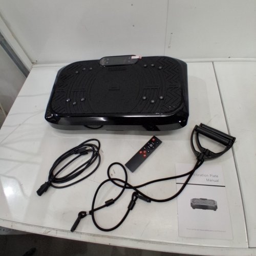 TAEVNO BLUETOOTH VIBRATION PLATE EXERCISE MACHINE - 450LB CAPACITY - BLACK image 3
