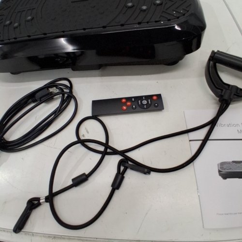 TAEVNO BLUETOOTH VIBRATION PLATE EXERCISE MACHINE - 450LB CAPACITY - BLACK image 4