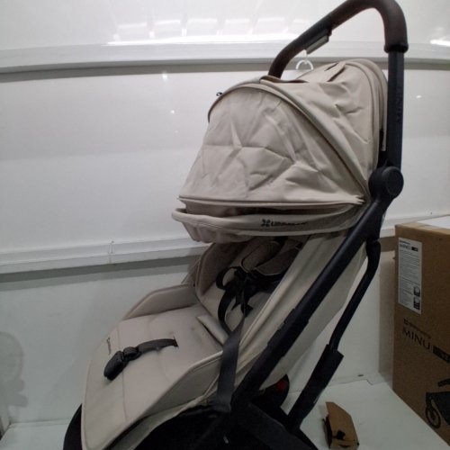 UPPABABY MINU V3 LIGHTWEIGHT FOLDABLE STROLLER - ADA (SANDSTONE MÉLANGE) (MODEL: 0803-MIN-NA-ADA) image 3