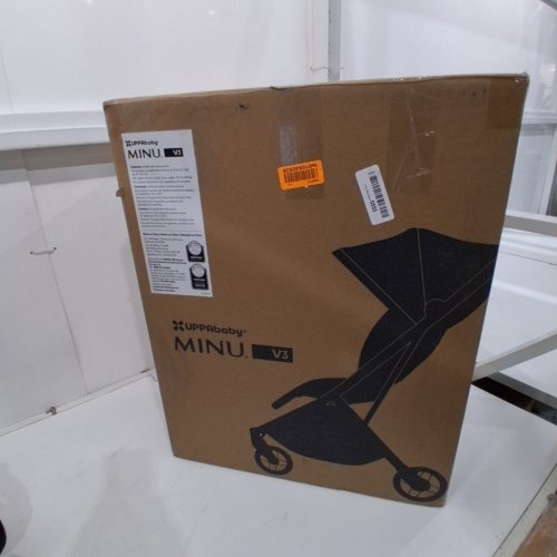 UPPABABY MINU V3 LIGHTWEIGHT FOLDABLE STROLLER - ADA (SANDSTONE MÉLANGE) (MODEL: 0803-MIN-NA-ADA) image 7